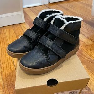 UGG Kids Black and Brown Boots